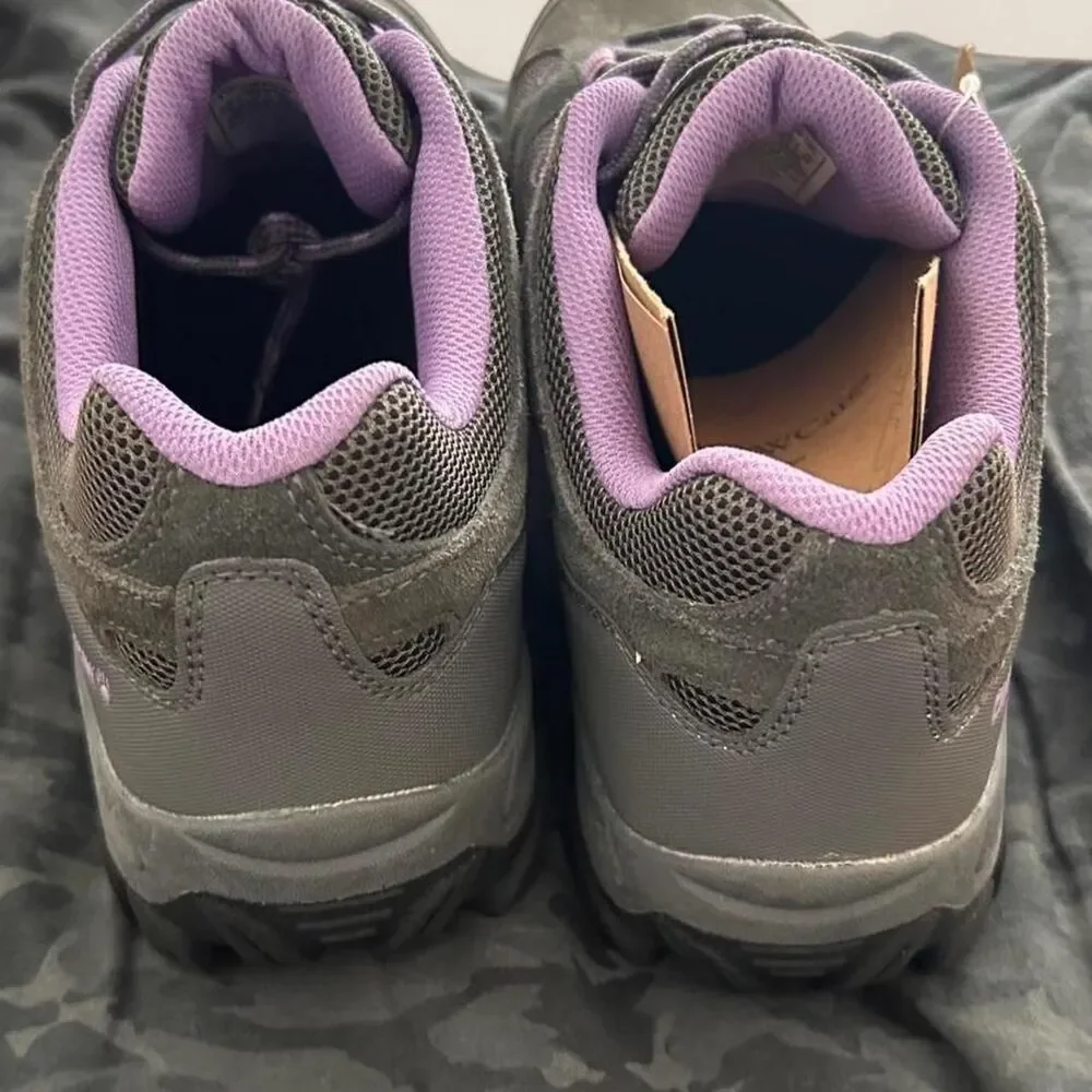 Bearpaw Olympus Waterproof Hiking Trail Shoes Gray Purple Size 13 NWT